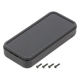 Carcasă Universală Neagră ABS 35x75x12mm IP40 | Electronic-mag.ro | Componente Electronice
