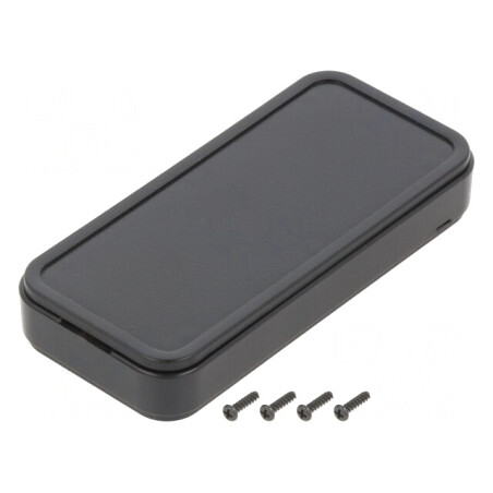 Carcasă Universală Neagră ABS 35x75x12mm IP40 | Electronic-mag.ro | Componente Electronice