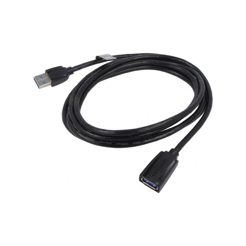Cablu USB 3.0 2m Negru 5Gbps | Electronic-mag.ro | Componente Electronice