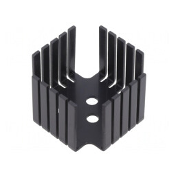 Radiator negru extrudat TO3 45,2x45,2x31mm | Electronic-mag.ro | Componente Electronice