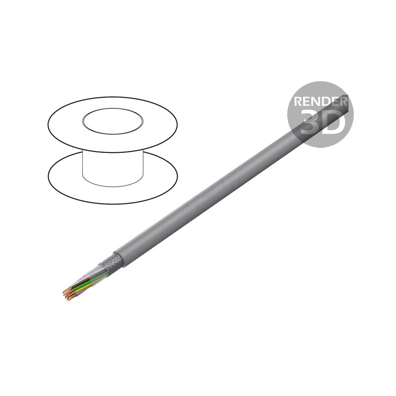 Cablu ecranat LiY-CY 16x0,14mm2 PVC | Electronic-mag.ro | Componente Electronice