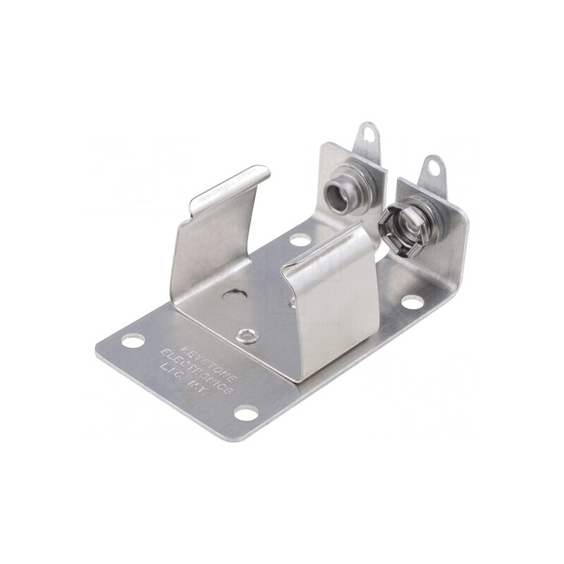 Suport Baterie 6F22 Aluminiu Cu Șurub | Electronic-mag.ro | Componente Electronice
