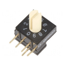 Întrerupător codificare DEC/BCD Poz: 10 THT | Electronic-mag.ro | Componente Electronice