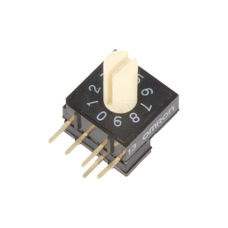 Întrerupător codificare DEC/BCD Poz: 10 THT | Electronic-mag.ro | Componente Electronice