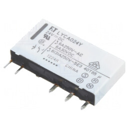 Releu Electromagnetic SPDT 24VDC 6A PCB | Electronic-mag.ro | Componente Electronice