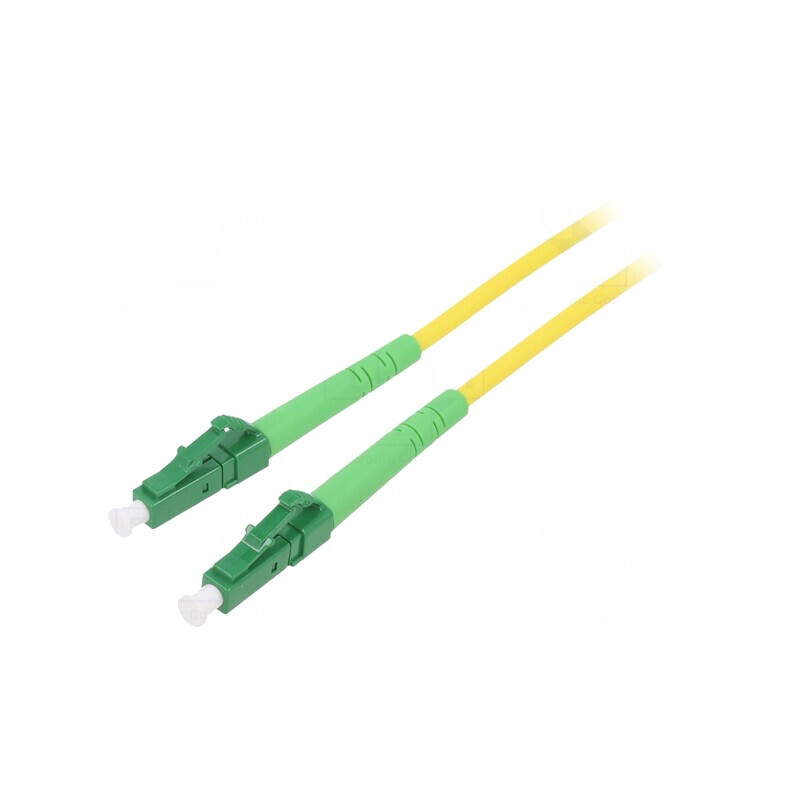 Patch Cord Fibră Optică OS2 LC/APC 1m LSZH | Electronic-mag.ro | Componente Electronice