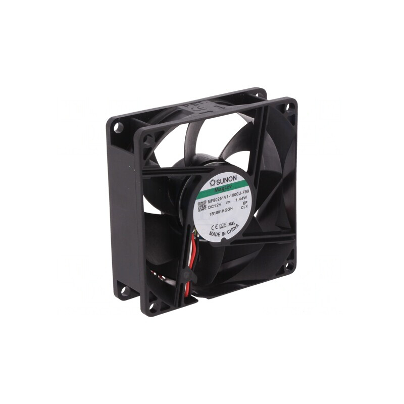 Ventilator Axial 12V 80x80mm 69m3/h 33dBA | Electronic-mag.ro | Componente Electronice