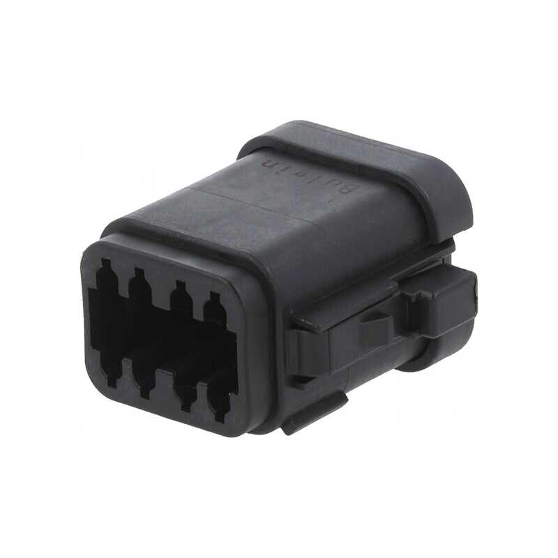 Conector cablu-cablu PX0 8 pini negru mamă | Electronic-mag.ro | Componente Electronice