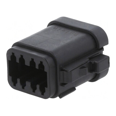 Conector cablu-cablu PX0 8 pini negru mamă | Electronic-mag.ro | Componente Electronice