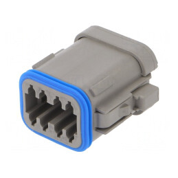 Conector Mamă PX0 8-Pin Gri IP68