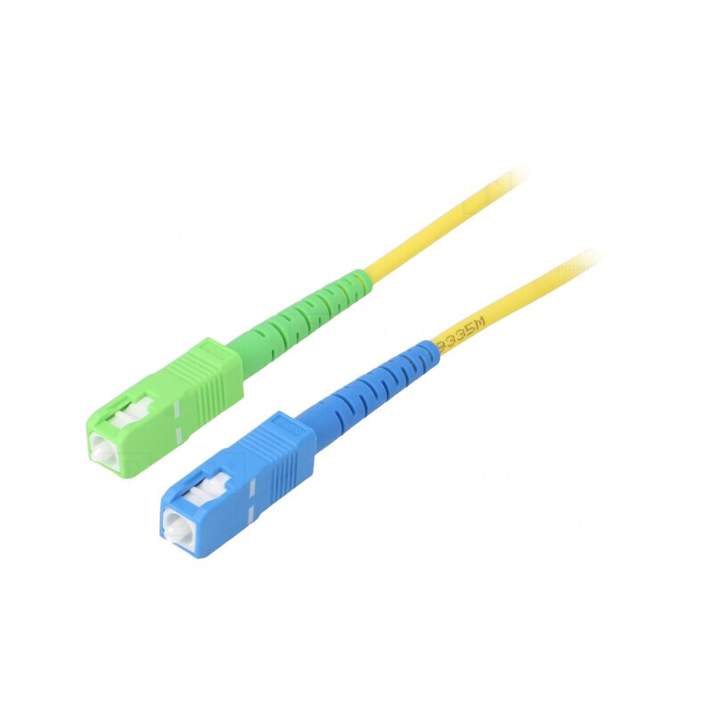 Patch cord fibră optică OS2 SC/APC-SC/UPC 2m galben | Electronic-mag.ro | Componente Electronice Patch cord fibră optică OS2 SC/APC-SC/UPC 2m galben | Electronic-mag.ro | Componente Electronice