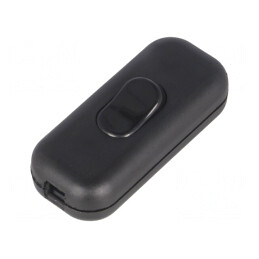Comutator Basculant ON-OFF 2A/250V Negru | Electronic-mag.ro | Componente Electronice