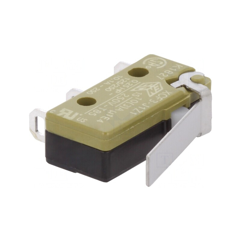 Microîntrerupător SNAP ACTION cu Manetă SPDT ON-(ON) | Electronic-mag.ro | Componente Electronice