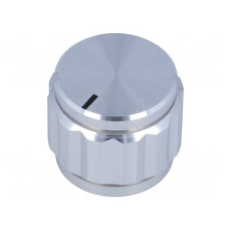 Buton rotativ aluminiu 6,35mm 22x19mm | Electronic-mag.ro | Componente Electronice