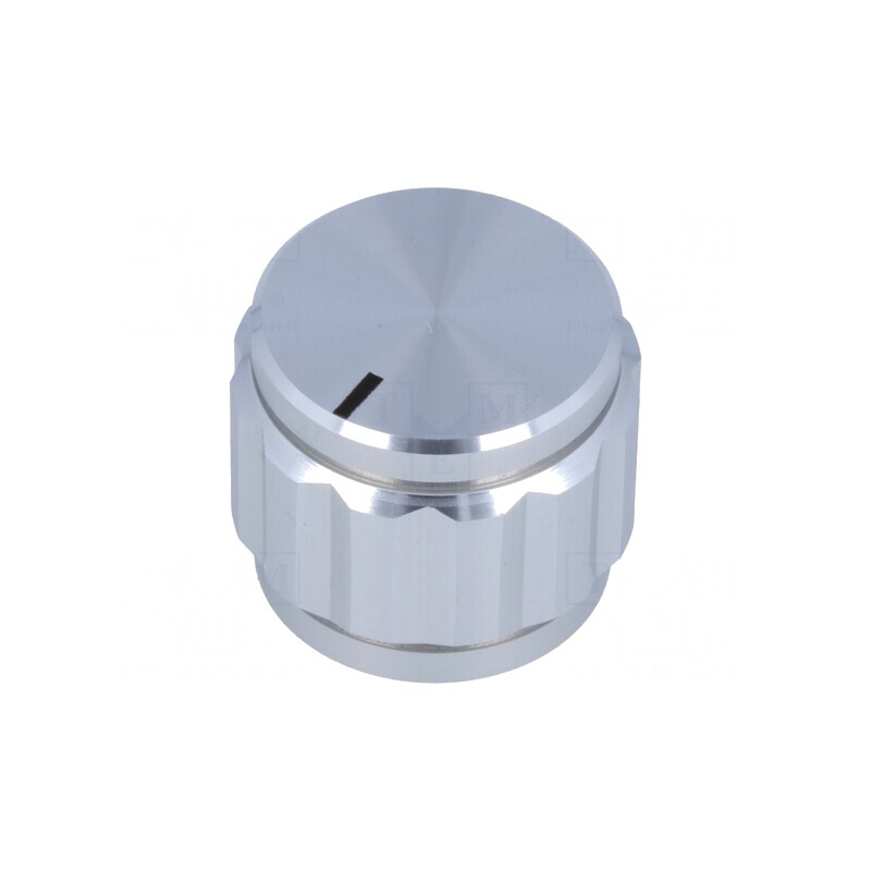 Buton rotativ aluminiu 6,35mm 22x19mm | Electronic-mag.ro | Componente Electronice
