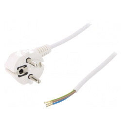 Cablu Electric Alb 3x0,75mm2 1m | Electronic-mag.ro | Componente Electronice