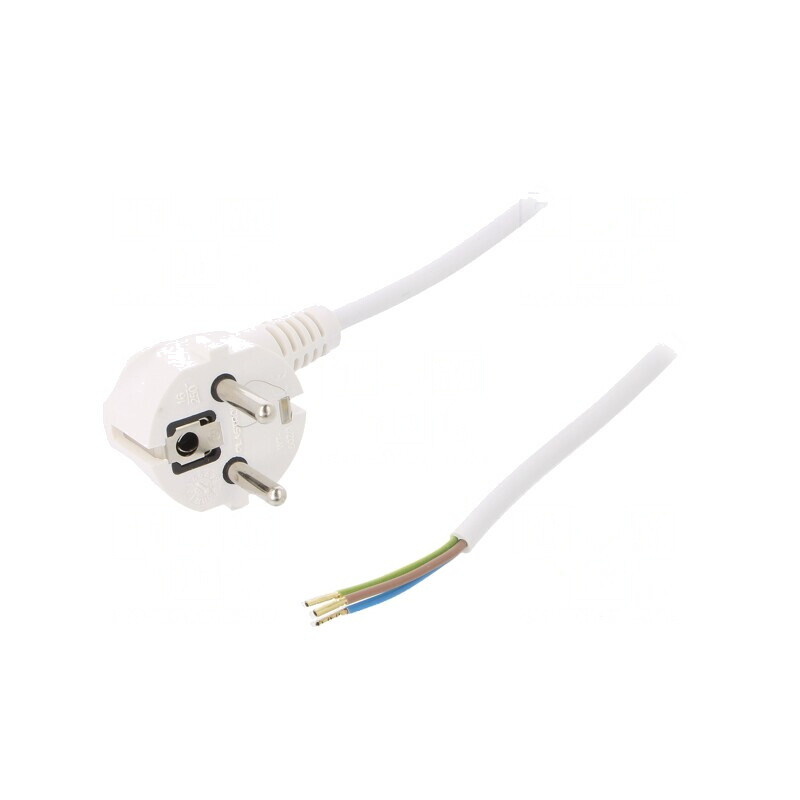 Cablu Electric Alb 3x0,75mm2 1m | Electronic-mag.ro | Componente Electronice