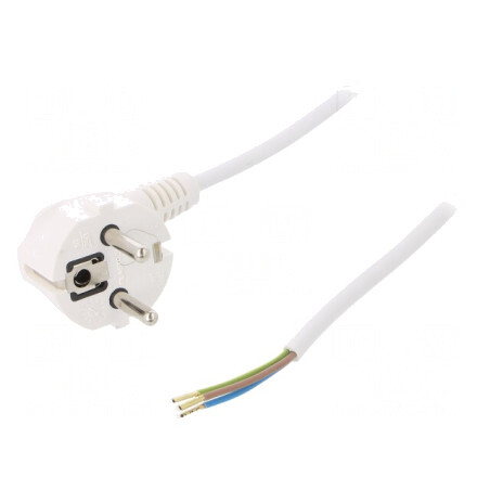 Cablu Electric Alb 3x0,75mm2 1m | Electronic-mag.ro | Componente Electronice