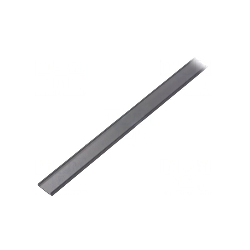 Apărătoare Profile LED Neagră 2m Ecran F | Electronic-mag.ro | Componente Electronice