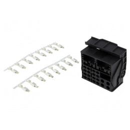 Kit mufă Quadlock 16 PIN VW 2011 Negru | Electronic-mag.ro | Componente Electronice