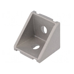 Colțar pentru Profile 8mm 38x40x40mm | Electronic-mag.ro | Componente Electronice