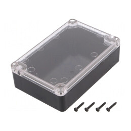 Carcasă universală ABS neagră 80x120x36mm | Electronic-mag.ro | Componente Electronice