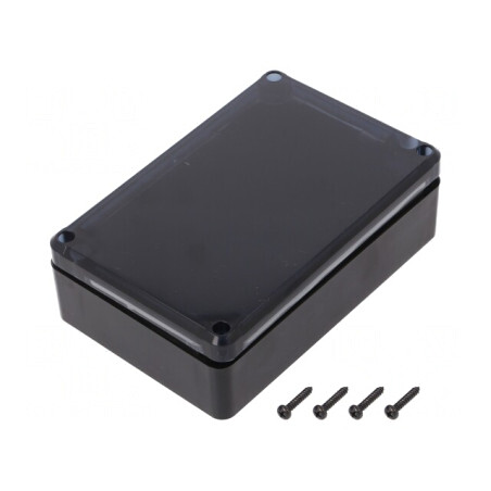 Carcasă Universală ABS Neagră 80x120x36mm | Electronic-mag.ro | Componente Electronice