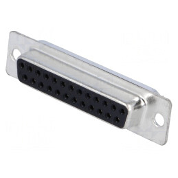 Mufă Mamă D-Sub 25 PIN Pe Cablu Aurită | Electronic-mag.ro | Componente Electronice