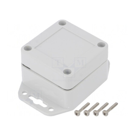 Carcasă Universală ABS Gri 60x60x40mm | Electronic-mag.ro | Componente Electronice
