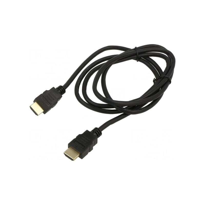 Cablu HDMI 1.4 Plat 1,5m Negru | Electronic-mag.ro | Componente Electronice