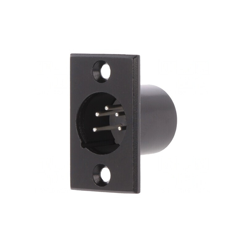 Soclu XLR 5 Pin Montare Panou | Electronic-mag.ro | Componente Electronice