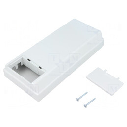 Carcasă montare pe perete ABS gri 81mm x 170mm x 32mm | Electronic-mag.ro | Componente Electronice