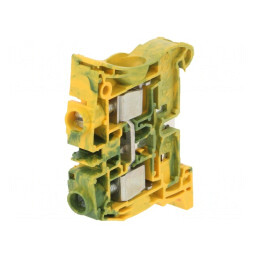 Bloc Conector Galben-Verde 0,5-16mm² 2 Borne | Electronic-mag.ro | Componente Electronice
