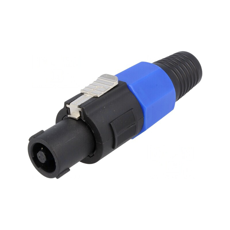 Mufă Difuzor Mamă 4 PIN cu Manșon Pe Cablu | Electronic-mag.ro | Componente Electronice