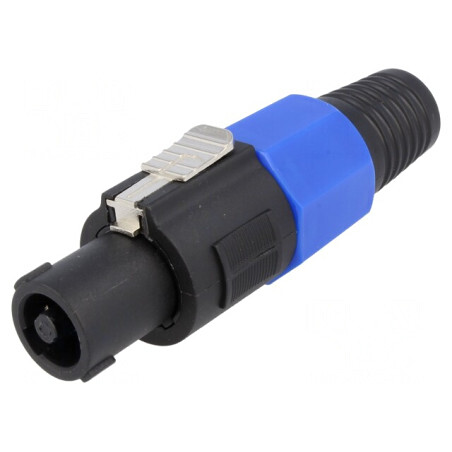 Mufă Difuzor Mamă 4 PIN cu Manșon Pe Cablu | Electronic-mag.ro | Componente Electronice