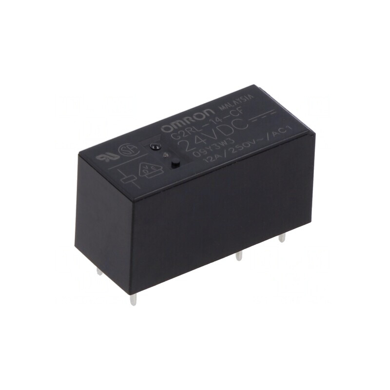 Releu Electromagnetic SPDT 24V 12A | Electronic-mag.ro | Componente Electronice