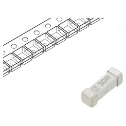 Siguranţă: siguranţă; ultra-rapid; 30A; 125VAC; 72VDC; SMD; 456