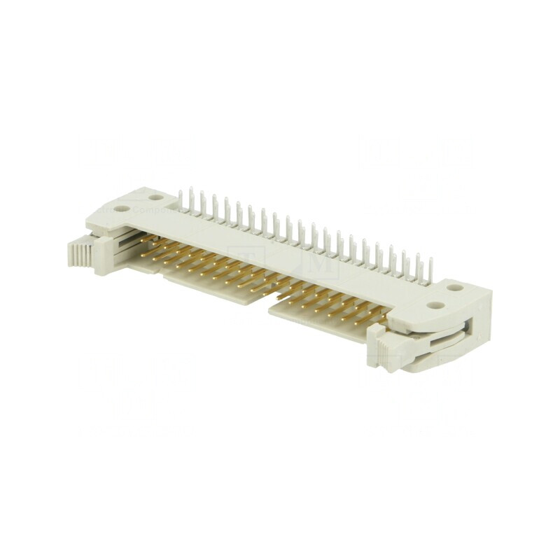 Soclu IDC Tată 40 PIN Unghi 90° cu Ejector Scurt THT | Electronic-mag.ro | Componente Electronice