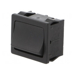 Comutator Basculant DPDT ON-OFF 6A 250V Negru IP40 | Electronic-mag.ro | Componente Electronice