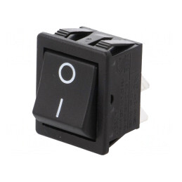 Rocker Switch DPST ON-OFF 16A 250V Negru | Electronic-mag.ro | Componente Electronice