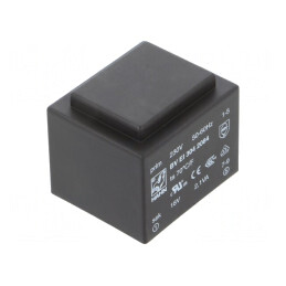 Transformator Încapsulat 2,1VA 230V 18V 117mA PCB | Electronic-mag.ro | Componente Electronice