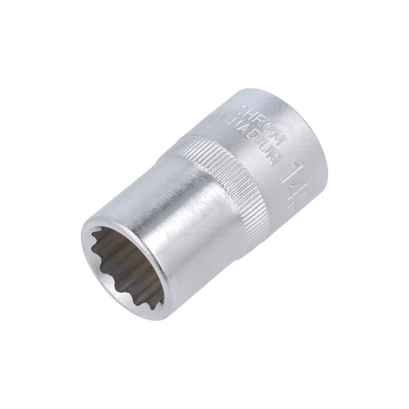 Tubulară 12-puncte 1/2" 14mm oțel crom-vanadium | Electronic-mag.ro | Componente Electronice