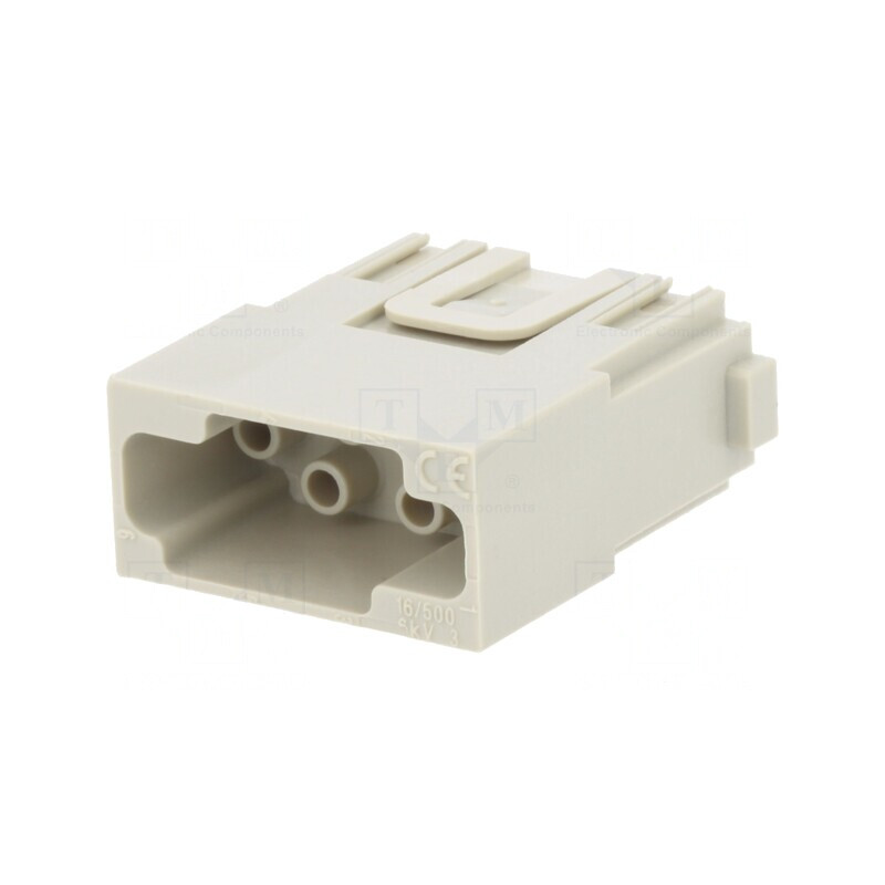 Conector modular HDC MIXO 6 pini 16A 500V fără contacte | Electronic-mag.ro | Componente Electronice