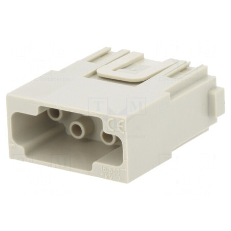 Conector modular HDC MIXO 6 pini 16A 500V fără contacte | Electronic-mag.ro | Componente Electronice