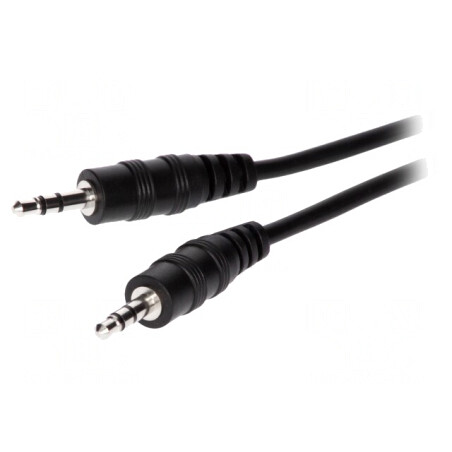 Cablu Audio Jack 3.5mm 10m Negru | Electronic-mag.ro | Componente Electronice