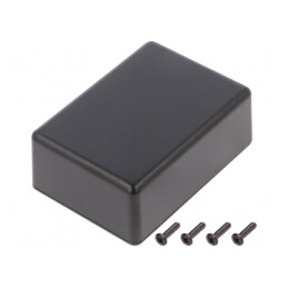 Carcasă universală neagră ABS IP40 50x70x27.5mm | Electronic-mag.ro | Componente Electronice
