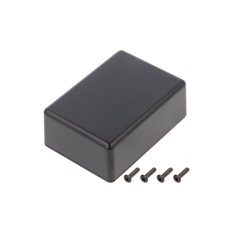 Carcasă universală neagră ABS IP40 50x70x27.5mm | Electronic-mag.ro | Componente Electronice