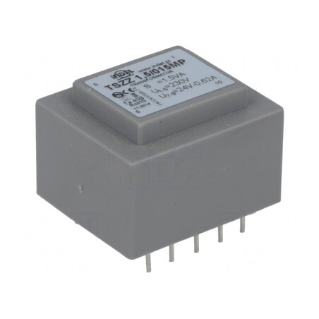 Transformator încapsulat 1,2VA 230V 24V 50mA PCB | Electronic-mag.ro | Componente Electronice
