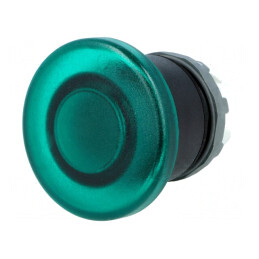 Comutator de Apăsare 22mm Verde IP66