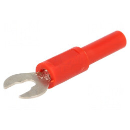 Furcă Banană 4mm 60VDC 36A Roșie | Electronic-mag.ro | Componente Electronice